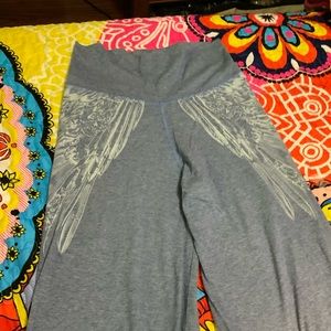 Wide leg Yoga Pants Large